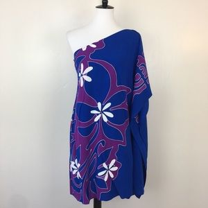 One shoulder sarong dress. NWOT. Made in Hawaii